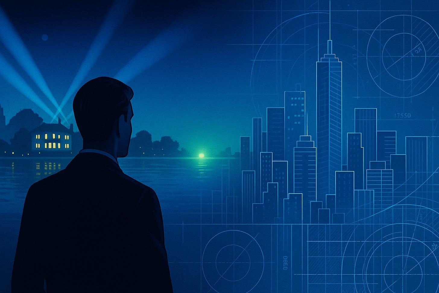 Cover image from From Gatsby’s Illusion to Human Infrastructure