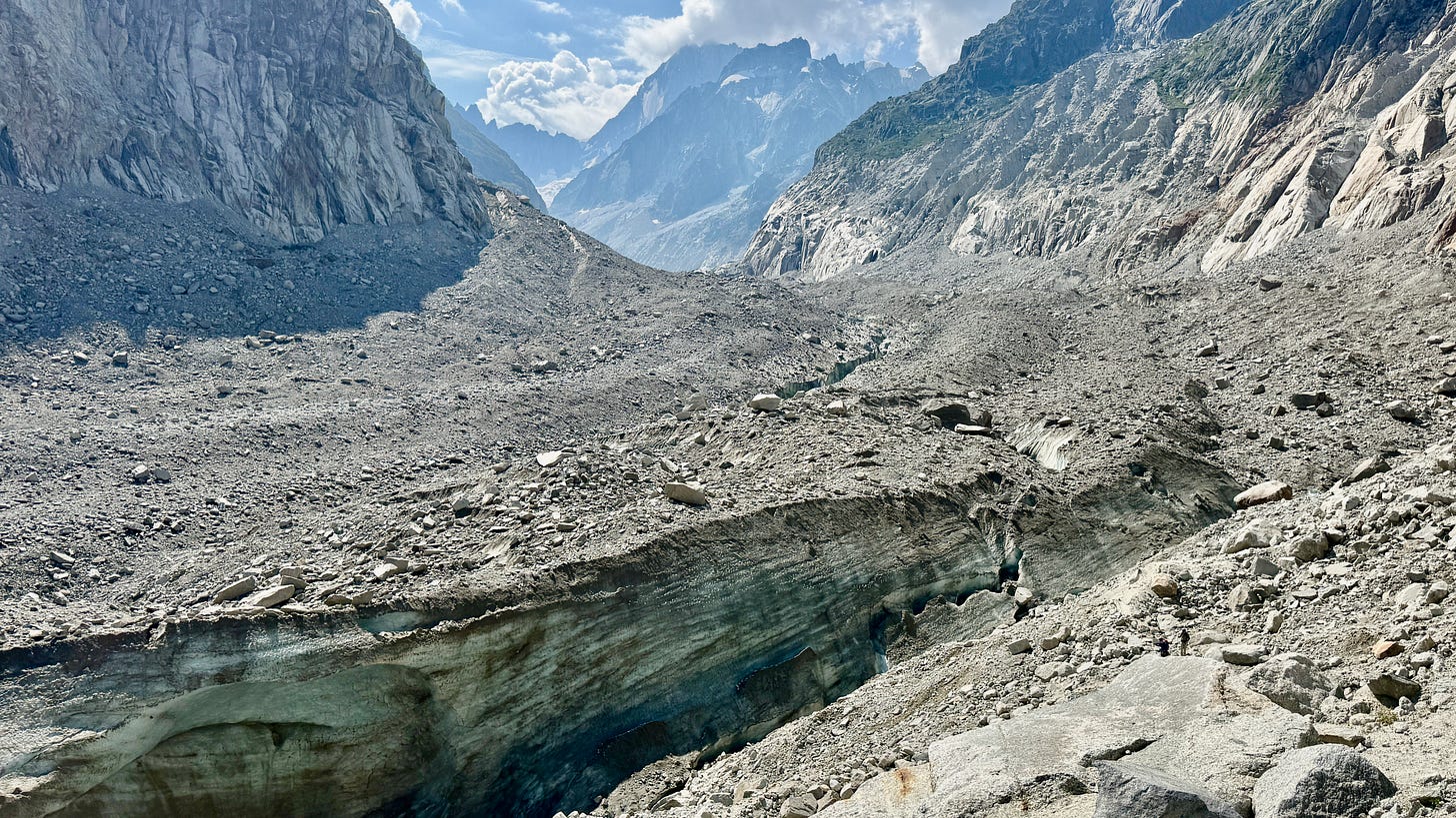 Cover image from You Can’t Enter a Moving Glacier Through the Same Entrance Forever